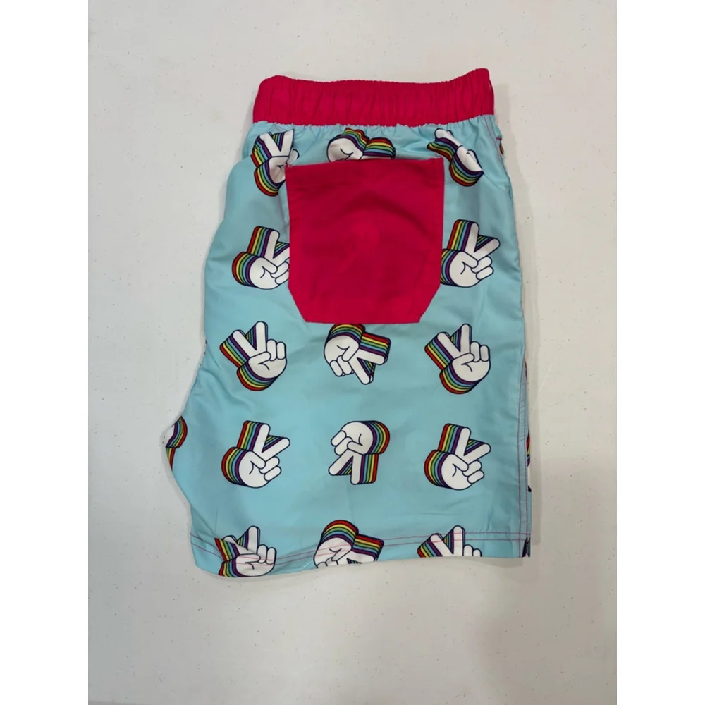 Men’s shorts, swim trunks, Pride, NWT, Large